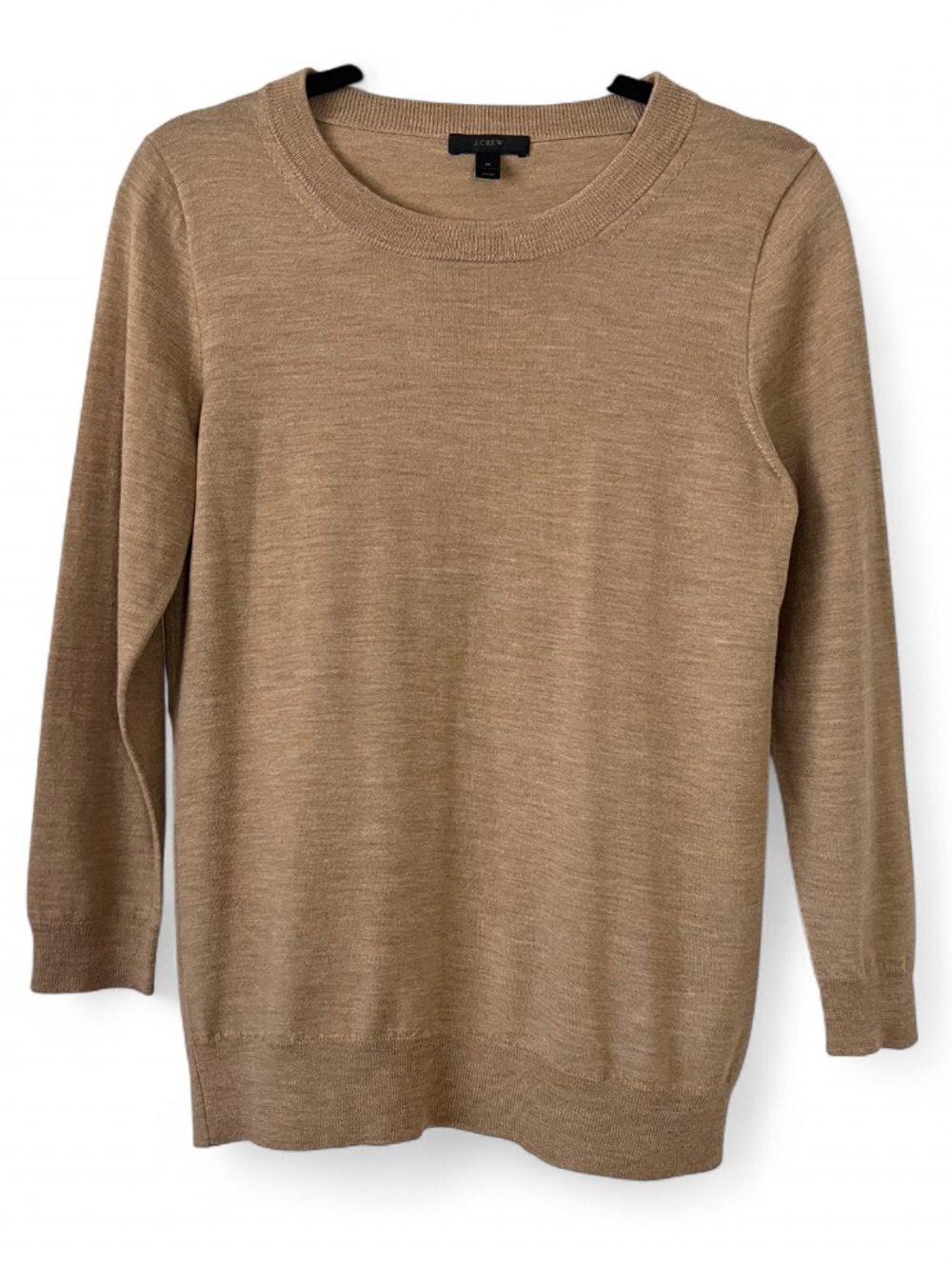 J. Crew 100% Merino Wool Crew Neck Pullover Sweater M Capsule Preppy Minimalist